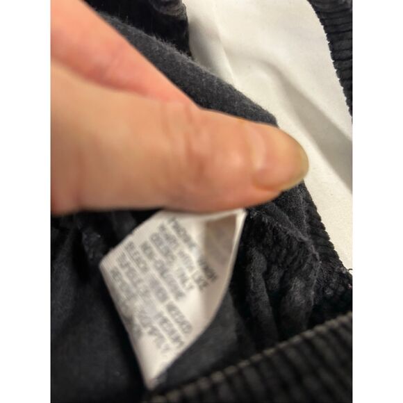 Oshkosh corduroy black red jumper 3t snap legs vintage (paper tag) embroidered f - Picture 6 of 7